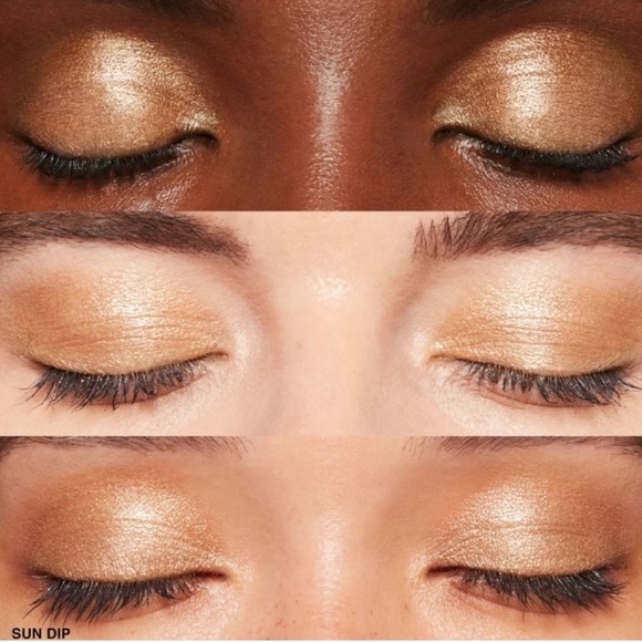Bobbi Brown Luxe Eye Shadow Foil Sun Dip Wet Dry Eyeshadow Pigment Gold Shimmer - Picture 3 of 7